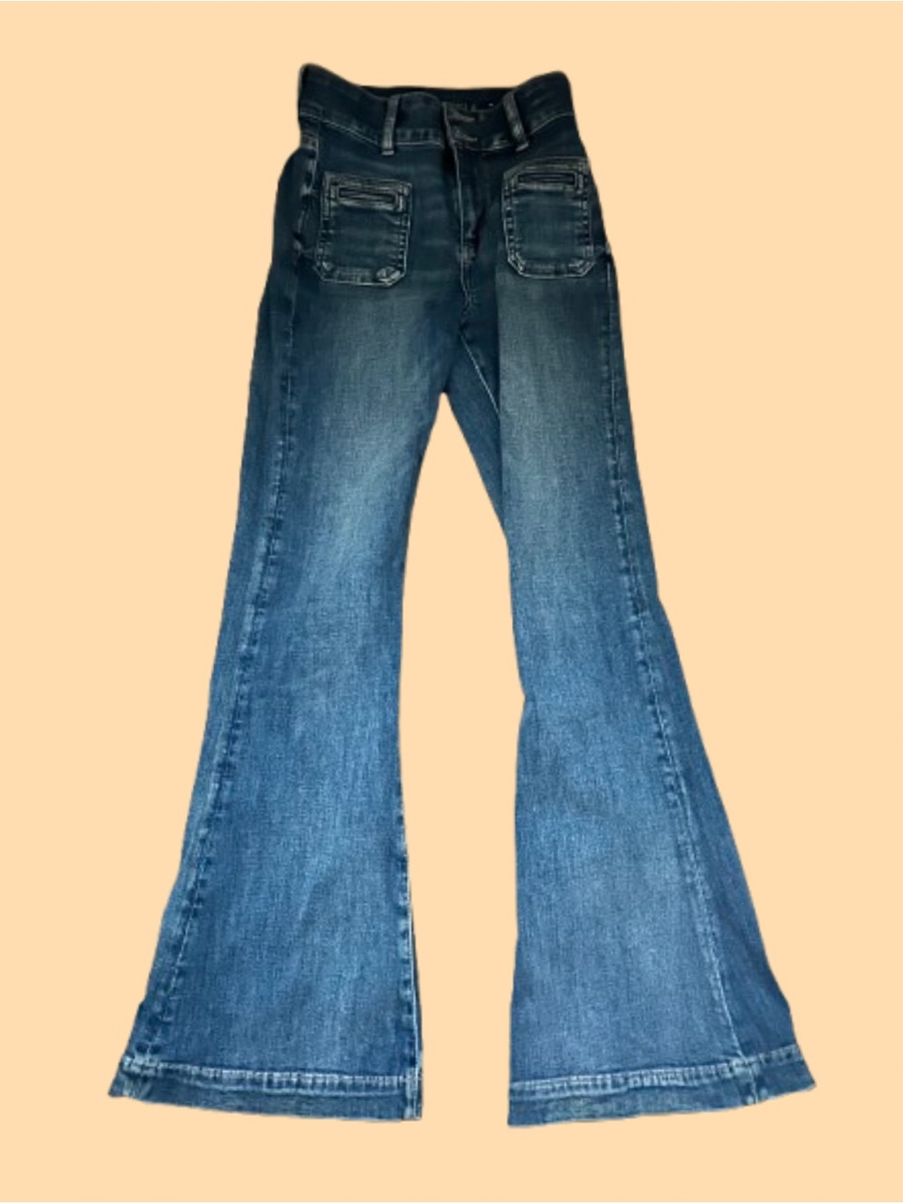 AMERICAN EAGLE Women’s Blue Flared Jeans